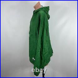 Vintage 90s Y2k Old Navy Sport Hooded 1/2 Zip Anorak Jacket Green Very Rare XXL