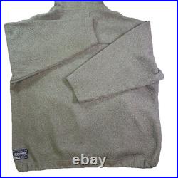 Vintage Abercrombie & Fitch Hoodie Made In The USA Mens L Durable Warmth Olive