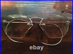 Vintage American Optical Gold Filled Ocagonal Style Eyeglasses Frame Really Old