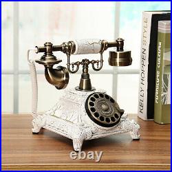 Vintage Antique European Style Old Fashioned Rotary Dial Phone Handset Telephone