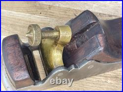 Vintage Antique Scottish Style Infill Smoothing Plane Robt Sorby Old Tool