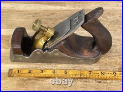 Vintage Antique Scottish Style Infill Smoothing Plane Robt Sorby Old Tool