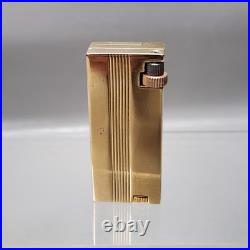 Vintage Arvey Lighter Art Deco R-V-Liter Flint Fluid Gold Plated New & Old Style