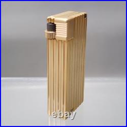 Vintage Arvey Lighter Art Deco R-V-Liter Flint Fluid Gold Plated New & Old Style
