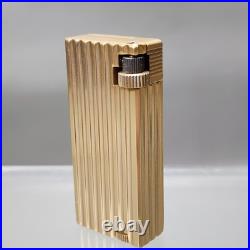 Vintage Arvey Lighter Art Deco R-V-Liter Flint Fluid Gold Plated New & Old Style