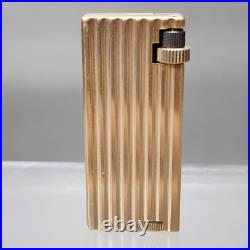 Vintage Arvey Lighter Art Deco R-V-Liter Flint Fluid Gold Plated New & Old Style