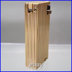Vintage Arvey Lighter Art Deco R-V-Liter Flint Fluid Gold Plated New & Old Style