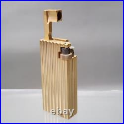 Vintage Arvey Lighter Art Deco R-V-Liter Flint Fluid Gold Plated New & Old Style
