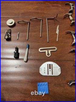 Vintage Bernina Presser Foot Lot 25+ Old Style 530 730 830 w Case Swiss