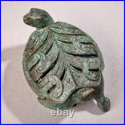 Vintage Bronze Turtle Incense Burner 8 Inches Old Housekeeper Style Old Housek Vintage Bronze Turtle Incense Burner 8 Inches Old Housekeeper Style Old Housek