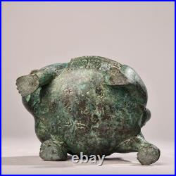 Vintage Bronze Turtle Incense Burner 8 Inches Old Housekeeper Style Old Housek Vintage Bronze Turtle Incense Burner 8 Inches Old Housekeeper Style Old Housek