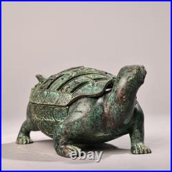 Vintage Bronze Turtle Incense Burner 8 Inches Old Housekeeper Style Old Housek Vintage Bronze Turtle Incense Burner 8 Inches Old Housekeeper Style Old Housek