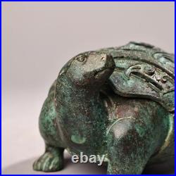 Vintage Bronze Turtle Incense Burner 8 Inches Old Housekeeper Style Old Housek Vintage Bronze Turtle Incense Burner 8 Inches Old Housekeeper Style Old Housek