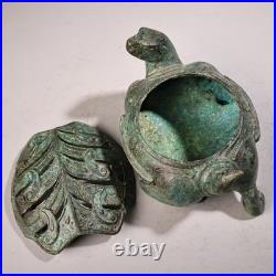 Vintage Bronze Turtle Incense Burner 8 Inches Old Housekeeper Style Old Housek Vintage Bronze Turtle Incense Burner 8 Inches Old Housekeeper Style Old Housek
