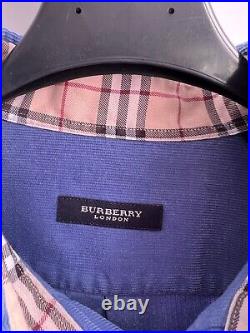 Vintage Burberry Old Money Style Button Up Shirt