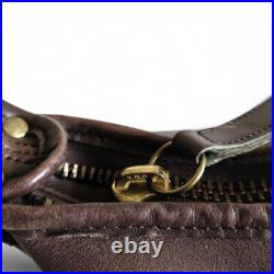 Vintage COACH 9085 Brown Leather Shoulder Bag Made in USA Old Style Purse