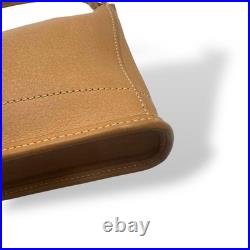 Vintage COACH USA Square Bag 2WAY Brown Grabtan Leather Old Style #4170 Vintage COACH USA Square Bag 2WAY Brown Grabtan Leather Old Style #4170