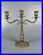 Vintage-Candlestick-Holder-Antique-Decor-Collectible-Metal-Old-Style-3-Light-01-xsq