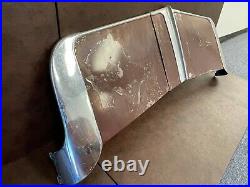 Vintage Cascade-Style Metal Sun Visor 46-50 Olds Ford Chevy Buick Dodge DeSoto