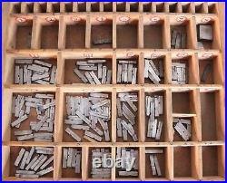 Vintage Century Old Style Metal 14 Point Letterpress Letters, Numbers & Punct
