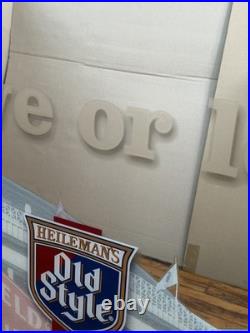 Vintage Chicago Cubs Wrigley Field Old Style Beer Bar Sign Mirror 5'x3' ft Size