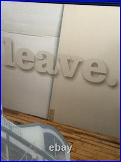 Vintage Chicago Cubs Wrigley Field Old Style Beer Bar Sign Mirror 5'x3' ft Size