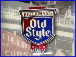 Vintage Chicago Cubs Wrigley Field Old Style Beer Bar Sign Mirror 5'x3' ft Size