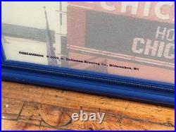 Vintage Chicago Cubs Wrigley Field Old Style Beer Bar Sign Mirror 5'x3' ft Size