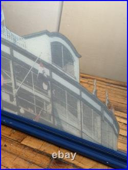 Vintage Chicago Cubs Wrigley Field Old Style Beer Bar Sign Mirror 5'x3' ft Size