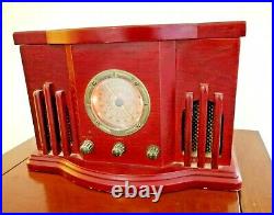 Vintage Classic-Style Retro Old Wooden Best Quality Radio Disk AM/FM Box Stereo