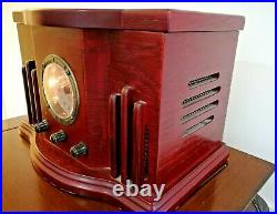 Vintage Classic-Style Retro Old Wooden Best Quality Radio Disk AM/FM Box Stereo