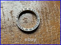 Vintage Cross and gothic style Sterling Silver Ring Size 9.5 OLD