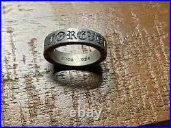 Vintage Cross and gothic style Sterling Silver Ring Size 9.5 OLD
