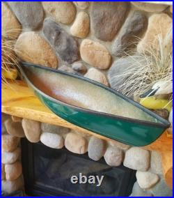 Vintage Custom Fiberglass Old Town Canoe Style Display 30 Table Top Wall Mount