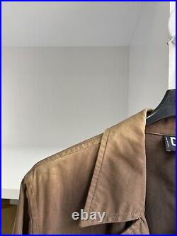 Vintage Dolce Gabbana brown luxury old money style trench coat