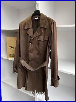 Vintage Dolce Gabbana brown luxury old money style trench coat