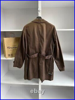 Vintage Dolce Gabbana brown luxury old money style trench coat