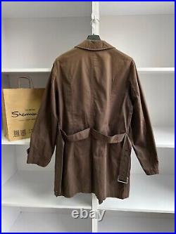 Vintage Dolce Gabbana brown luxury old money style trench coat