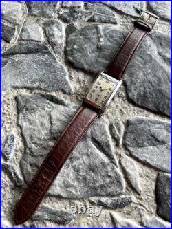 Vintage ETERNA TANK Swiss Made 30s old wrist watch