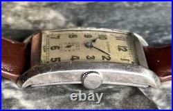 Vintage ETERNA TANK Swiss Made 30s old wrist watch