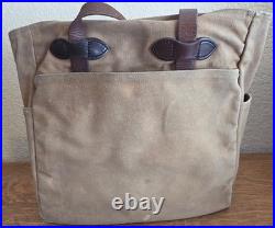 Vintage FILSON 260 Tote Bag Tan Made in USA Old Style Tag