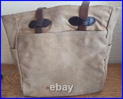 Vintage FILSON 260 Tote Bag Tan Made in USA Old Style Tag