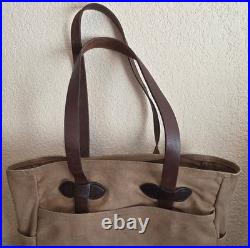 Vintage FILSON 260 Tote Bag Tan Made in USA Old Style Tag