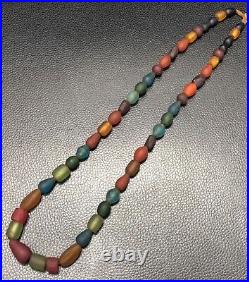 Vintage Fancy old African Venetian Style Trade Beads genuine strand