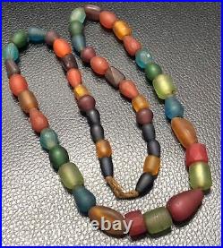 Vintage Fancy old African Venetian Style Trade Beads genuine strand