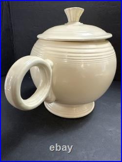 Vintage Fiesta OLD IVORY Medium Teapot withLID Circa 1936-1942