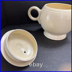 Vintage Fiesta OLD IVORY Medium Teapot withLID Circa 1936-1942