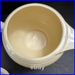 Vintage Fiesta OLD IVORY Medium Teapot withLID Circa 1936-1942