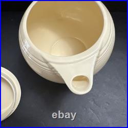 Vintage Fiesta OLD IVORY Medium Teapot withLID Circa 1936-1942