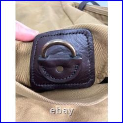 Vintage Filson Compartment Bag Rugged Tan Twill & Saddle Style 264 Old Stock Bag
